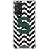 Michigan State University Spartans S Chevron Galaxy A72 5G Clear Case